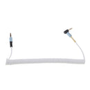 3.5mm Male to Male Stereo Cable Universal Aux Cord Auxiliary/Aux Coiled Stereo Audio Cable for Car Smartphone Tablets Headset PC Laptop Speaker MP3 Players