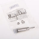 XLR Male to 1/4" 6.35mm Male Jack Socket Audio Adapter Gender Changer Coupler Silver