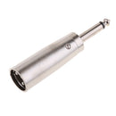6.35mm (1/4 Inch)TS Mono Male Plug To XLR Male Audio Adapters Converter