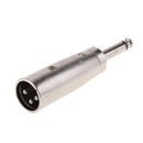 6.35mm (1/4 Inch)TS Mono Male Plug To XLR Male Audio Adapters Converter