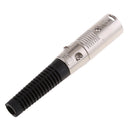 High Performance Metal Male 3Pin XLR Solder Type Microphone Line Plug Connector Mic Audio Adapter I Type