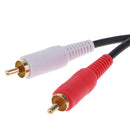 3.5mm Female to 2RCA Male Stereo Audio Cable Gold Plated for Smartphones, MP3, Tablets, Speakers,Home Theater,HDTV 0.2m