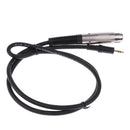 3.5mm (1/8 Inch) Stereo Male To XLR Female Cable 1meter