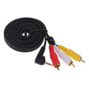 3-RCA Male to 3.5mm Male Jack Composite Audio Video A/V Cable 1.5meter