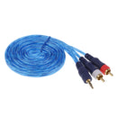 3.5mm to 2RCA Audio Auxiliary Stereo Y Splitter Cable 1.5m
