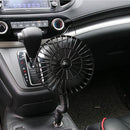 Mini Car Fan Cooling, Cigarette Lighter Charger 12V Powered, Truck Vehicle Cool Air Fan