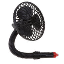 Mini Car Fan Cooling, Cigarette Lighter Charger 12V Powered, Truck Vehicle Cool Air Fan