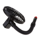 Mini Car Fan Cooling, Cigarette Lighter Charger 12V Powered, Truck Vehicle Cool Air Fan