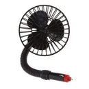 Mini Car Fan Cooling, Cigarette Lighter Charger 12V Powered, Truck Vehicle Cool Air Fan