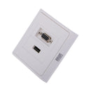 USB 3.0 VGA Component Composite Wall Face Plate Panel