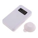 High Accuracy Lcd Mini Electronic Digital Pocket Scale Jewelry Diamond Gold Coin Calibration Weighing Balance Portable 200g/0.01g with Measuring cup White
