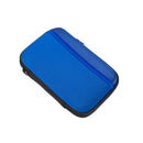 Mobile Hard Disk Box Shell Storage Package Data line U Disk Charger Portable Blue