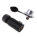3Pin Waterproof Circular Connector Aviation plug For LED Lighting And LED Display