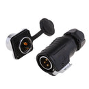 3Pin Waterproof Circular Connector Aviation plug For LED Lighting And LED Display