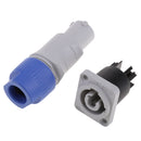 Replacement 1/4 Mount Connector 3Pin Waterproof Circular Connector For LED Lighting And LED Display