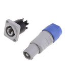 Replacement 1/4 Mount Connector 3Pin Waterproof Circular Connector For LED Lighting And LED Display