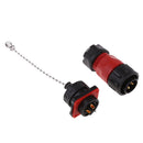 4Pin Waterproof Circular Connector Aviation plug For LED Lighting And LED Display