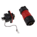 4Pin Waterproof Circular Connector Aviation plug For LED Lighting And LED Display