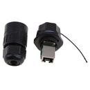 Durable RJ45 Waterproof Connector Sockets CAT5 RJ45 Female Ethernet Connector RJ45 Jacks Ethernet Plug