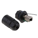 Durable RJ45 Waterproof Connector Sockets CAT5 RJ45 Female Ethernet Connector RJ45 Jacks Ethernet Plug