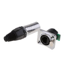 RJ45 Waterproof Connector Sockets CAT5 RJ45 Female Ethernet Connector RJ45 Jacks Ethernet Plug Black