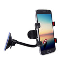 360Â° Rotatable Car Phone GPS Holder Antiskid Mount Double Clip Black