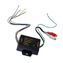 Universal Car Audio Adapter Hi/Lo Level Converter Output to RCA for Home