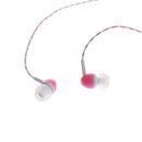 In-Ear Heavy Bass Stereo Headsets Luminous Dark Earphone Headphones Pink for Phone