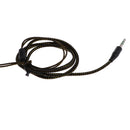 Stereo 3.5mm Fiber Cloth MP3MP4 Wring In-ear Earphone Headphone Headset Gold
