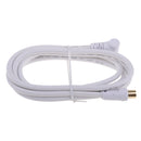 90 Degree TV 9mm Coaxial Cable Aerial Male To Male RF Antenna Cable