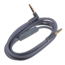 Replacement Audio Cable Cord Wire with In-line Microphone and Control for Beats by Dr Dre Headphones Solo/Studio/Pro/Detox/Wireless/Mixr/Executive/Pill Gray