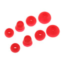 Replacement Silicone Eartips Earbuds Eargels for Beats by dr dre Powerbeats 2 Wireless Stereo Earphones Red