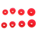 Replacement Silicone Eartips Earbuds Eargels for Beats by dr dre Powerbeats 2 Wireless Stereo Earphones Red