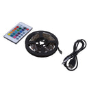 RGB Bias Lighting TV 5050 USB Powered LED Light Strip With 24Key Remote 1M