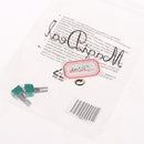 5 Piece Dual Linear B Type 50K Ohm 6 mm Knurled Shaft Rotary Potentiometer, 0.37" Width, 0.59" Length