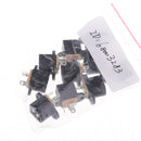 10 Pieces DC Power Supply Female Jack Socket 5.5x2.1mm Barrel-Type Mount