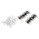 10 pieces 5.5x2.5mm DC Power Jack Socket Jack Plug Panel Mount Adapter