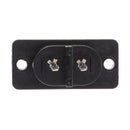 10pcs 2 Pin Convertor C8 AC Inlet Power Adaptor Socket For PC Desktop