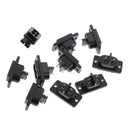 10pcs 2 Pin Convertor C8 AC Inlet Power Adaptor Socket For PC Desktop