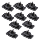 10pcs 2 Pin Convertor C8 AC Inlet Power Adaptor Socket For PC Desktop