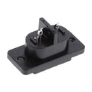 10pcs 2 Pin Convertor C8 AC Inlet Power Adaptor Socket For PC Desktop