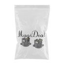 2pcs 3pin XLR Male Socket Mount Audio MIC Connector Gold Bend Pin Accessories
