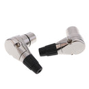 Premium XLR Connectors Male + Female Paired C13-C14 Right Angle Audio Replacement