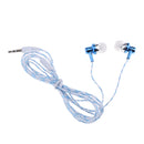 In-Ear Earphones Stereo Headphones with Microphone 3.5mm Earbuds Luminous for Iphone/IPod/IPad/Samsung Galaxy and Android Compatible Blue