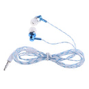 In-Ear Earphones Stereo Headphones with Microphone 3.5mm Earbuds Luminous for Iphone/IPod/IPad/Samsung Galaxy and Android Compatible Blue