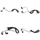 3.5mm In Ear Earphone Metal Braided Noise Isolating Subwoofer Earphone Gold