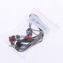 In-Ear Earphones Stereo Headphones with Microphone 3.5mm Earbuds for Iphone/IPod/IPad/Samsung Galaxy and Android Compatible Black Red