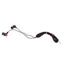 In-Ear Earphones Stereo Headphones with Microphone 3.5mm Earbuds for Iphone/IPod/IPad/Samsung Galaxy and Android Compatible Black Red