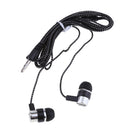 In-Ear Earphones Stereo Headphones with Microphone 3.5mm Earbuds for Iphone/IPod/IPad/Samsung Galaxy and Android Compatible Black White