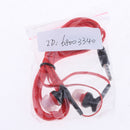 3.5mm In Ear Earphone Subwoofer Headset(Red)